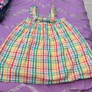 Ruffle Butts Multicolor Plaid Dress
